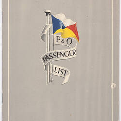 Booklet - RMS Iberia 29,614 Tons Gross, P&O Passenger List, 21st Dec 1955
