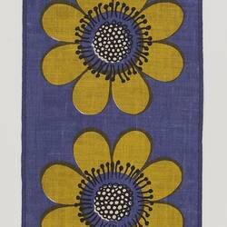 Wall Hanging - John Rodriquez, Purple with Green Flowers, 1968-1975