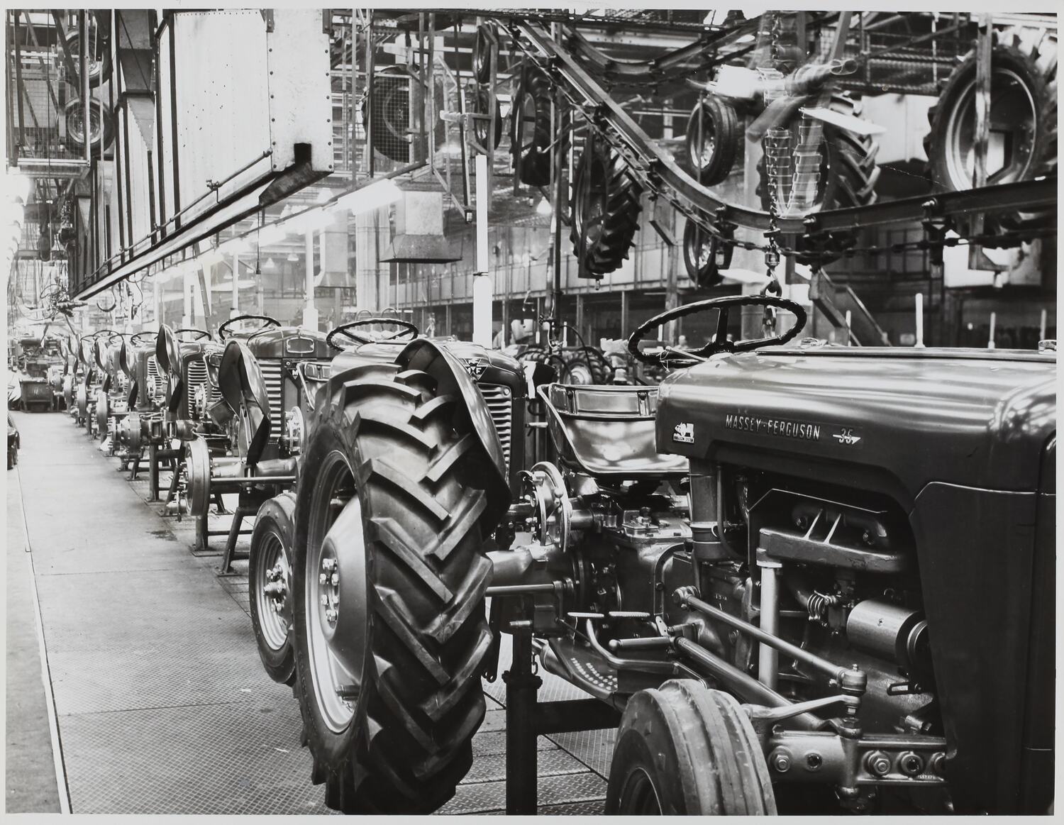 Photograph - Massey Ferguson, Tractors Nearing Completion On Production ...