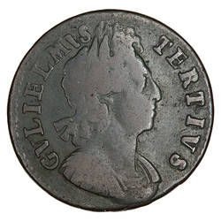 Coin - Halfpenny, William III, England, Great Britain, 1699 (Obverse)