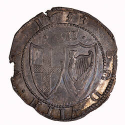 Coin - Shilling, Commonwealth of England, Great Britain, 1653 (Reverse)