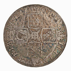 Coin - Crown 5 Shillings, Queen Anne, Great Britain, 1707 (Reverse)