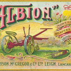 Catalogue - Harrison, McGregor & Co. Ltd, Albion Mowers, Reapers & Binders, Leigh, Lancashire, England, circa 1909