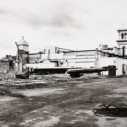 Photograph - Further Demolition of Northern Section of Eastern Annexe, Exhibition Building, Melbourne, 1971