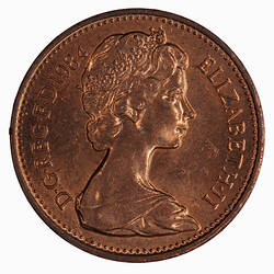 Coin - 1 Penny, Elizabeth II, Great Britain, 1984 (Obverse)