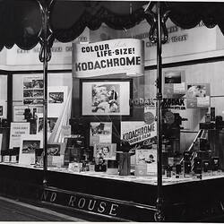 Photograph - Kodak Australasia Pty Ltd, Shop Front Display, Kodachrome, Sydney, New South Wales, circa 1935