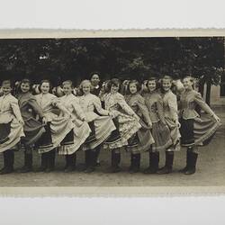 Photograph - Hungarian Folk Dancers, Szeghalom, Hungary, circa 1935