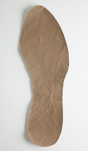 Inner Sole - Tan Leather, Left Foot, 1930s-1970s