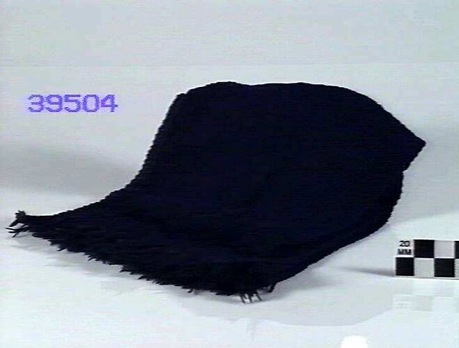 Another view of hand-knitted aircrew scarf ST 39504