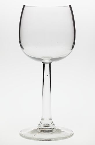 Glass wine glass.