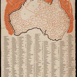 Map of Aboriginal tribal groups and boundaries
