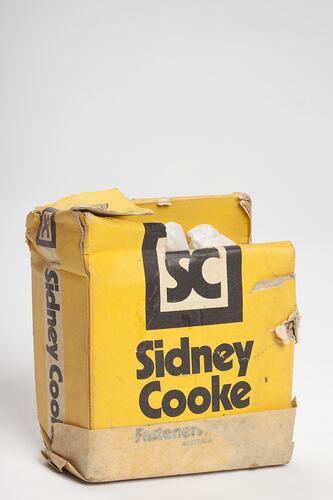 Box of Nails - Sidney Cooke Fasteners Pty.Ltd, circa 1970-1990