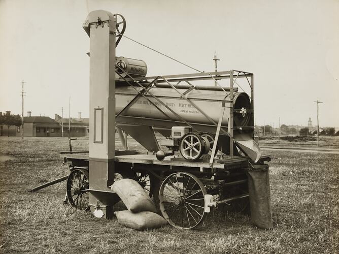 Photograph - Schumacher Mill Furnishing Works, Seed Grading Equipment, Victoria, 1924