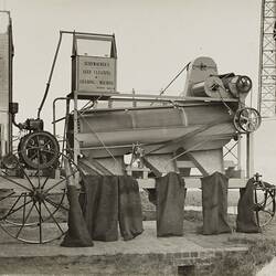 Photograph - Schumacher Mill Furnishing Works, Seed Cleaning & Grading Machine, Port Melbourne, Victoria, circa 1920s