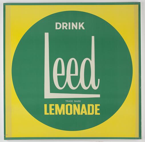 Sign - Leed Lemonade, circa 1970