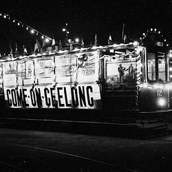Recruiting Tram, Geelong, World War I, 1914