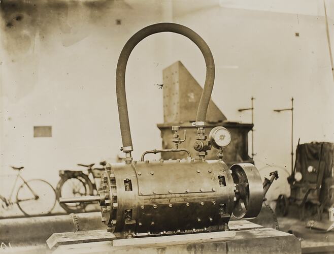 Photograph - Crankless Engines (Australia) Pty Ltd, Air Compressor, Fitzroy, Victoria, 1921