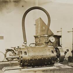 Photograph - Crankless Engines (Australia) Pty Ltd, Air Compressor, Fitzroy, Victoria, 1921