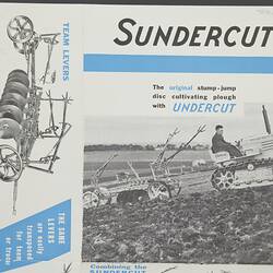 Publicity Flyer - Hugh V. McKay, Stump Jump Disc Ploughs, 1946