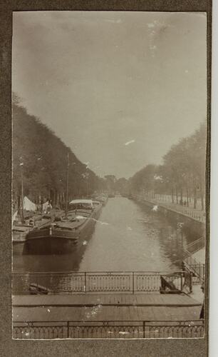 Photograph - Canal Boats, Driver Cyril Rose, World War I, 1916-1919