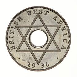 Proof Coin - 1/2 Penny, British West Africa, 1936