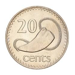 Coin - 20 Cents, Fiji, 1979