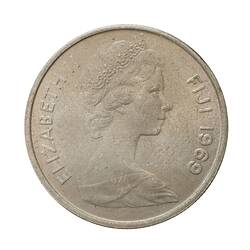 Coin - 5 Cents, Fiji, 1969