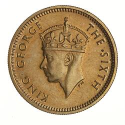 Proof Coin - 5 Cents, Hong Kong, 1949