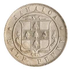 Coin - 1/2 Penny, Jamaica, 1902