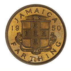 Proof Coin - Farthing, Jamaica, 1950