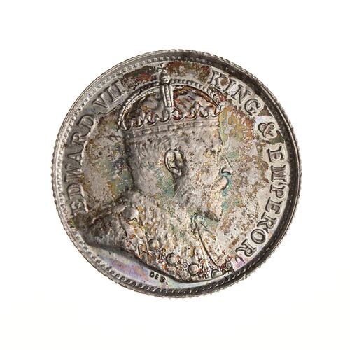 Coin - 5 Cents, Straits Settlements, 1903