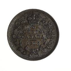 Specimen Coin - 5 Cents, Canada, 1908