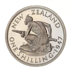 Proof Coin - 1 Shilling, New Zealand, 1947