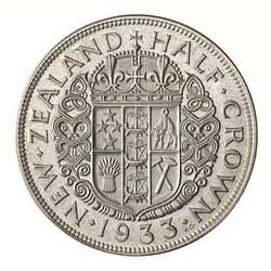 Proof Coin - 1/2 Crown, New Zealand, 1933
