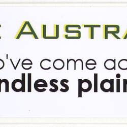 Sticker - 'Advance Australia Fair', Australians Against Racism & Discrimination
