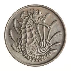 Coin - 10 Cents, Singapore, 1971