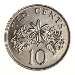 Coin - 10 Cents, Singapore, 1993