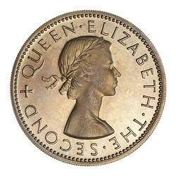 Proof Coin - 2 Shillings, Rhodesia & Nyasaland, 1955