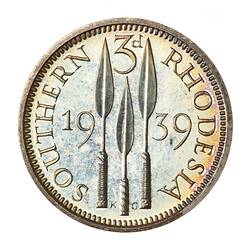 Proof Coin - 3 Pence, Southern Rhodesia, 1939