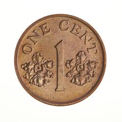 Coin - 1 Cent, Singapore, 1993