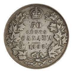 Coin - 50 Cents, Canada, 1907