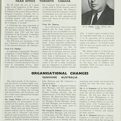 Magazine - Sunshine Massey Harris Review, No 35, Aug 1956