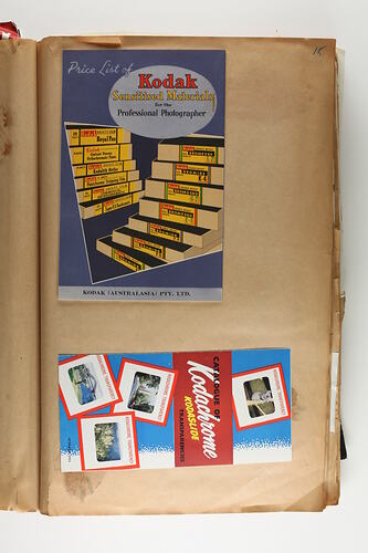 Scrapbook - Advertising Clippings, Kodak Australasia Pty Ltd, 1954-58