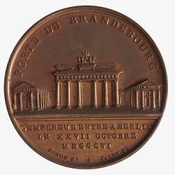 Medal - Napoleon Enters Berlin, Napoleon Bonaparte (Emperor Napoleon I), France, 1806