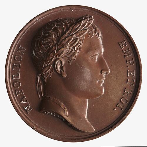Medal - Occupation of the Three Capitals, Napoleon Bonaparte (Emperor Napoleon I), France, 1807