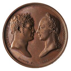 Medal - The Three Emperors at the Battle of Austerlitz, Napoleon Bonaparte (Emperor Napoleon I), France, 1805