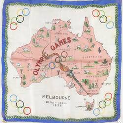 Scarf - Olympic Games, Australia, 1956