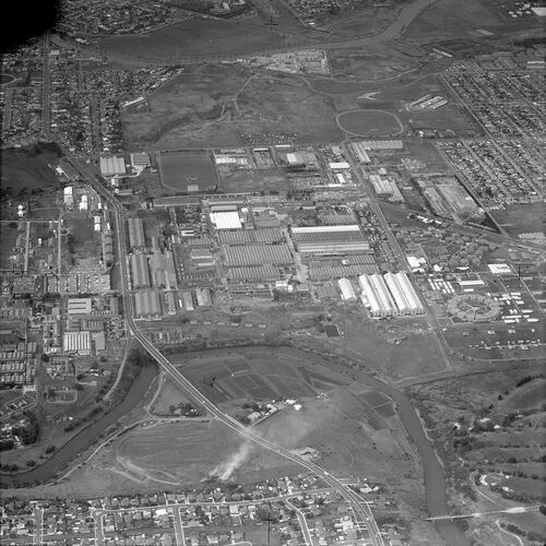 Negative - Aerial View of Maidstone & Maribyrnong, Victoria, 1970-1974