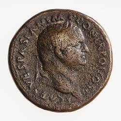 Coin - Sestertius, Emperor Titus, Ancient Roman Empire, 72 AD