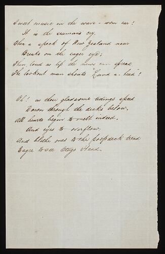 Diary - David Yuile, 'City of Dunedin' & S.S. 'Albion', 1872 (part of)